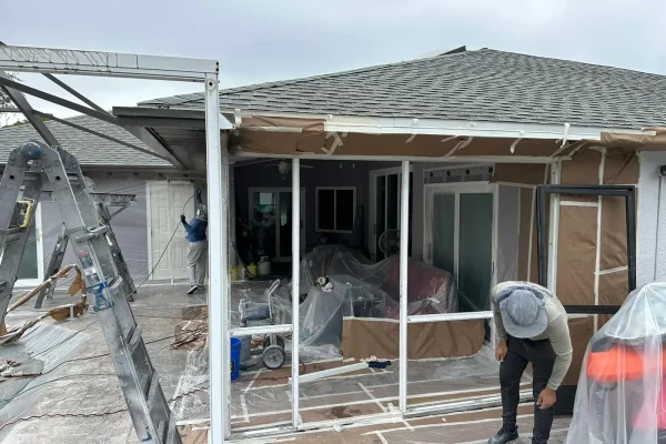 pool enclosure painting